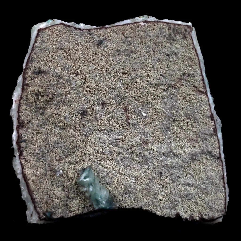 Powellite Rare Find with Green Apophyllite Natural Mineral Specimen - image 7