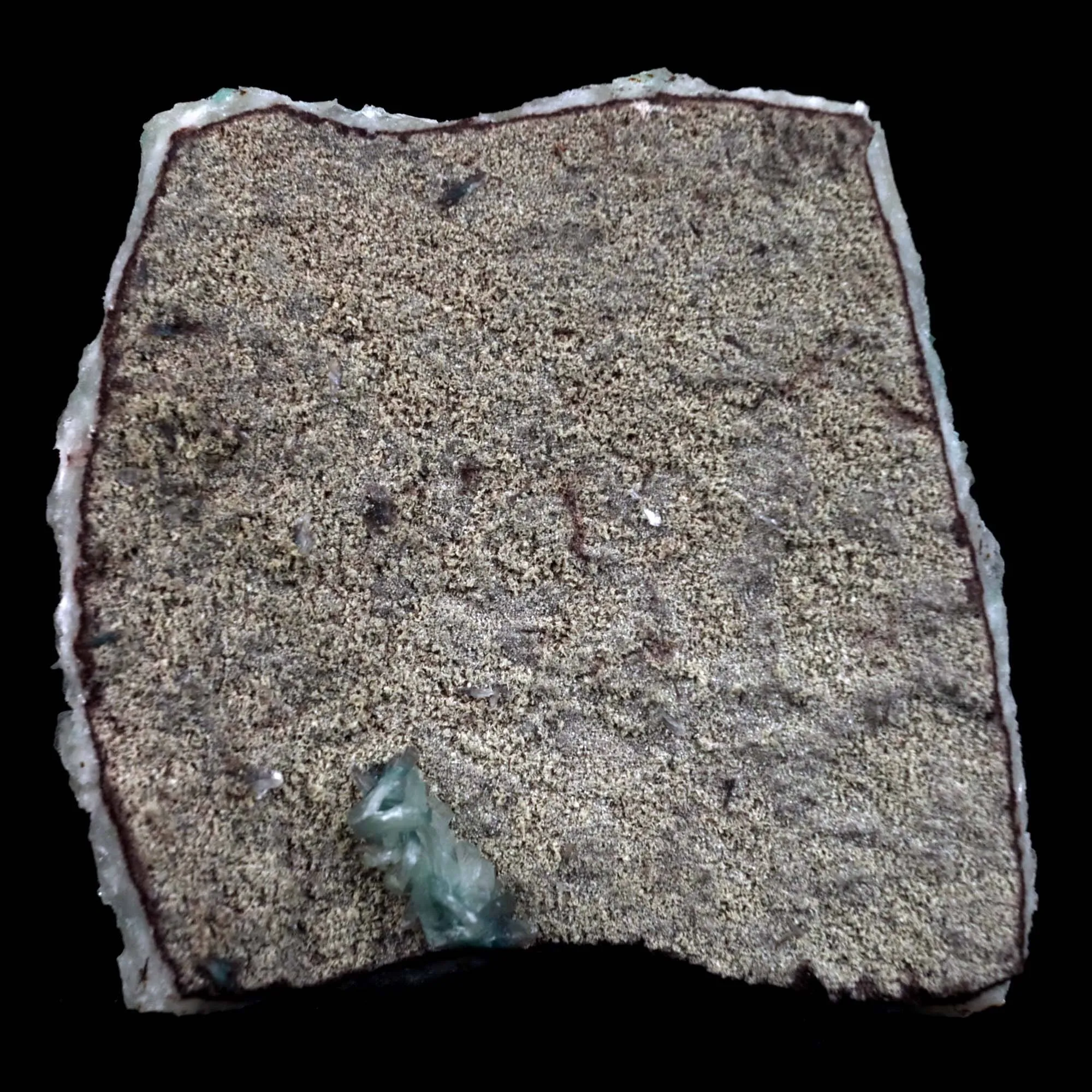 Powellite Rare Find with Green Apophyllite Natural Mineral Specimen - image 7