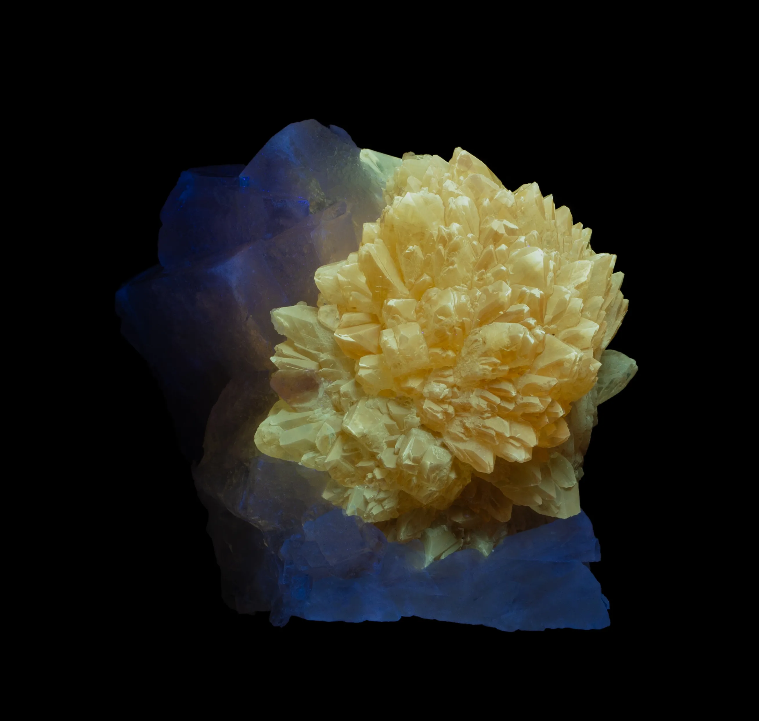 Powellite with Apophyllite - image 1