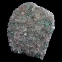 Powellite with Green Apophyllite Rare Find Natural Mineral Specimen - image 3
