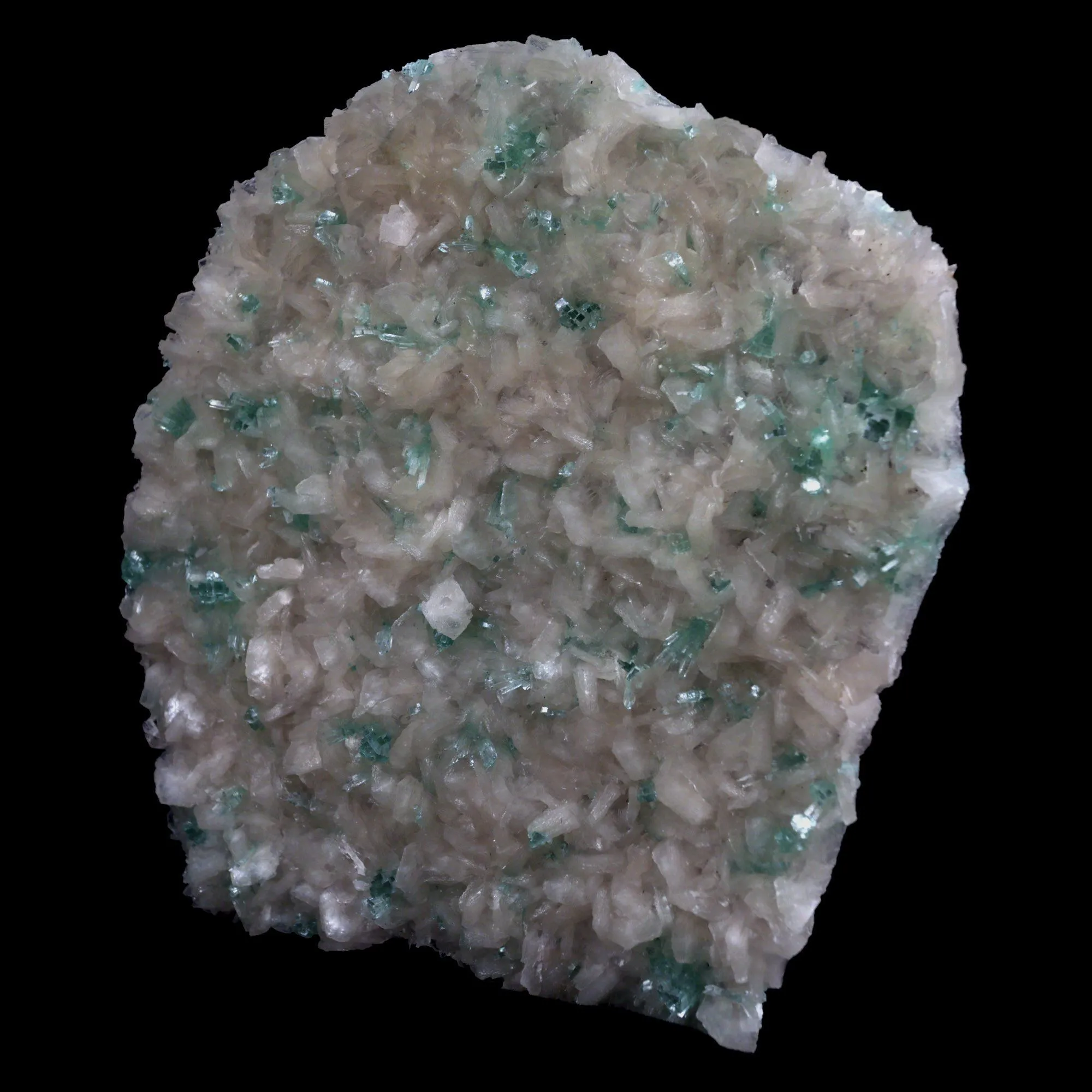 Powellite with Green Apophyllite Rare Find Natural Mineral Specimen - image 3