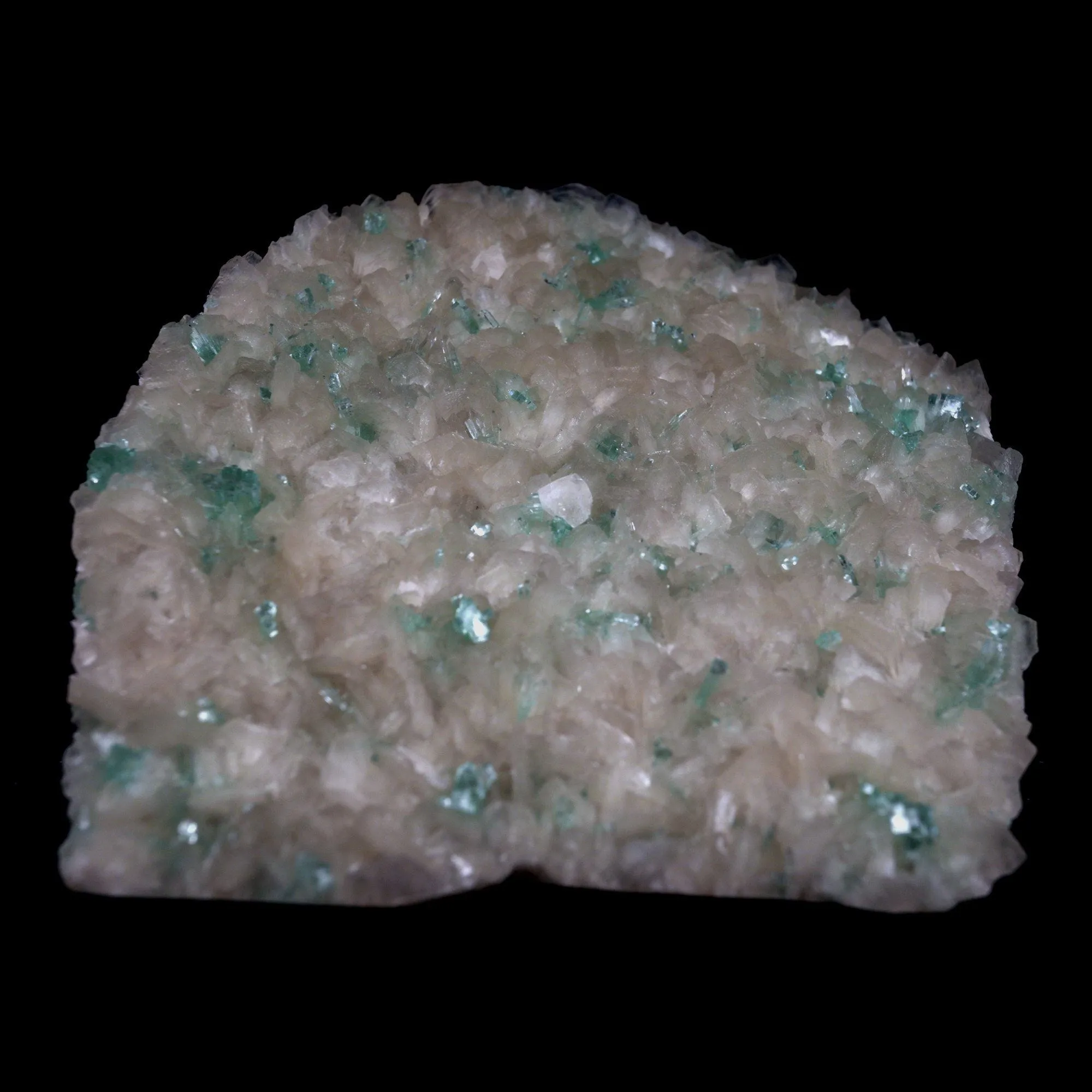 Powellite with Green Apophyllite Rare Find Natural Mineral Specimen - image 5