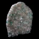 Powellite with Green Apophyllite Rare Find Natural Mineral Specimen - image 2