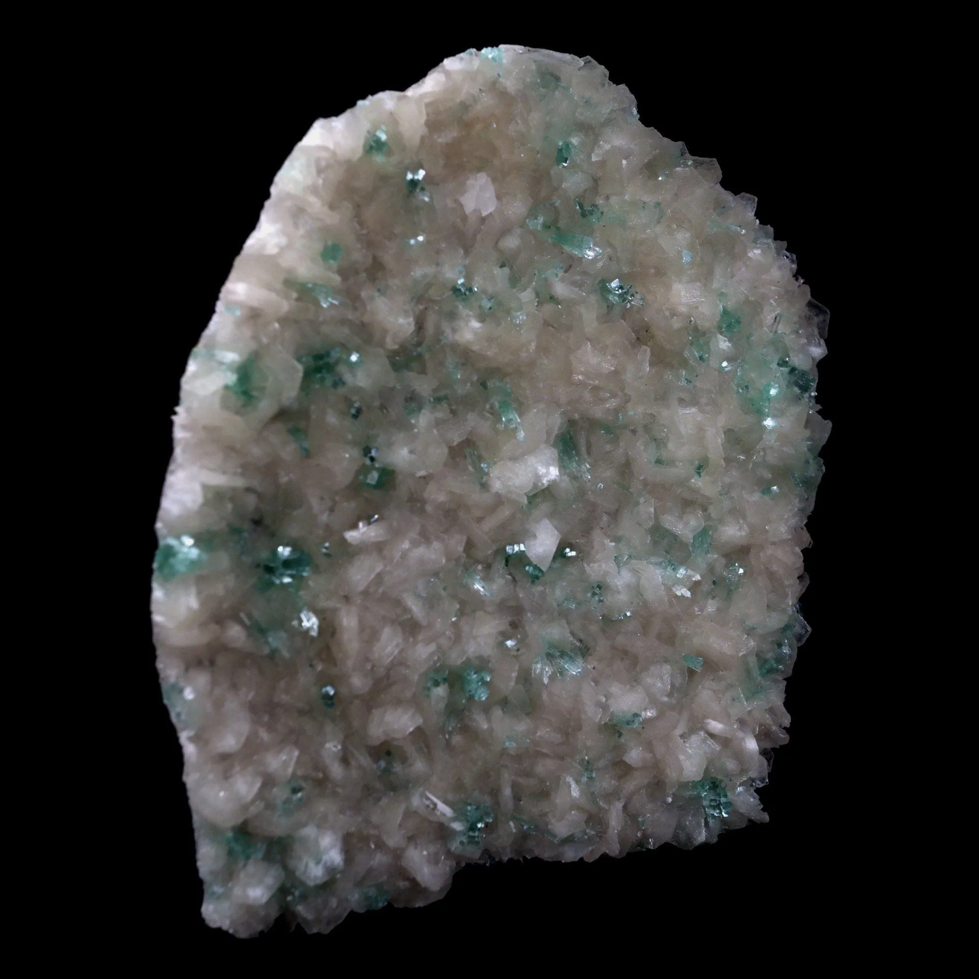 Powellite with Green Apophyllite Rare Find Natural Mineral Specimen - image 2