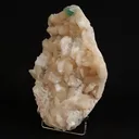 Powellite with Green Apophyllite Stilbite (Rare Find) Natural Mineral Specimen - image 3