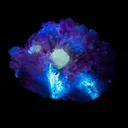 Powellite with Pink Scolecite Rare Find Natural Mineral Specimen - image 6