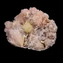 Powellite with Pink Scolecite Rare Find Natural Mineral Specimen - image 3