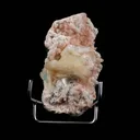Powellite with Stilbite on Heulandite Natural Mineral Specimen - image 1