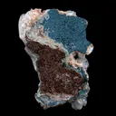 Powellite with Stilbite Rare Find fluorescent Natural Mineral Specimen - image 5