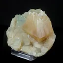 Powellite with Stilbite Rare Find Natural Mineral Specimen - image 3