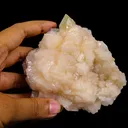 Powellite with Stilbite Rare Find Natural Mineral Specimen - image 4