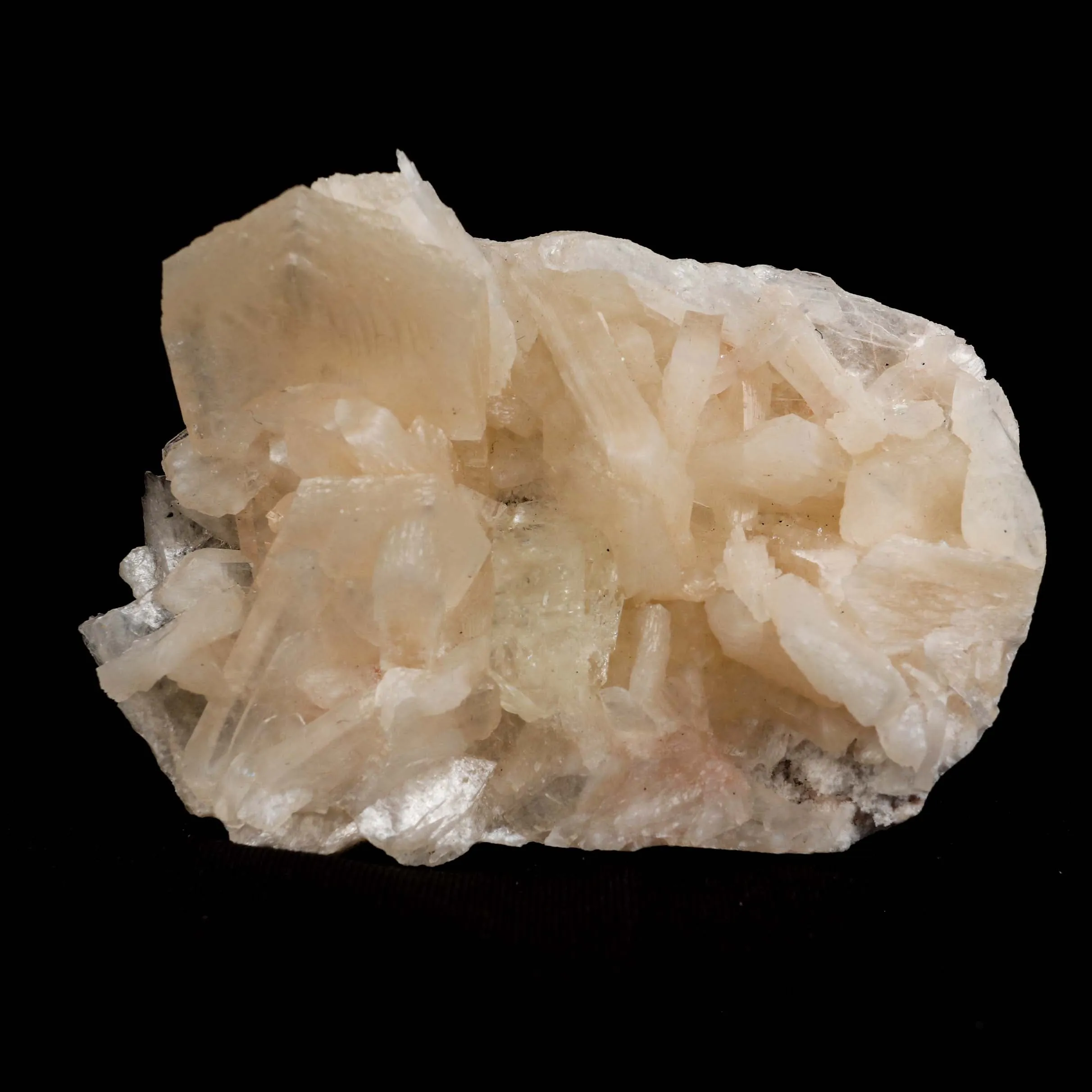 Powellite with Stilbite Rare Find Natural Mineral Specimen - image 1