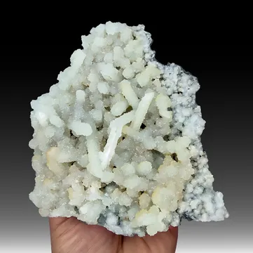 Prehnite after Laumontite