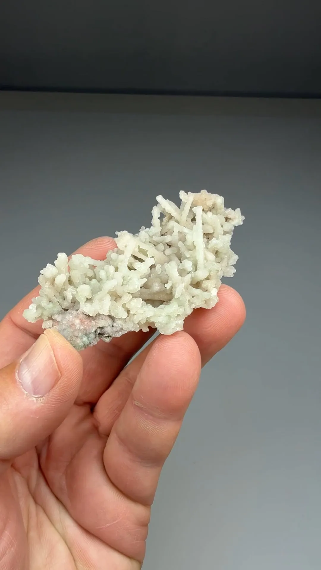 Prehnite after Laumontite with Copper - image 2