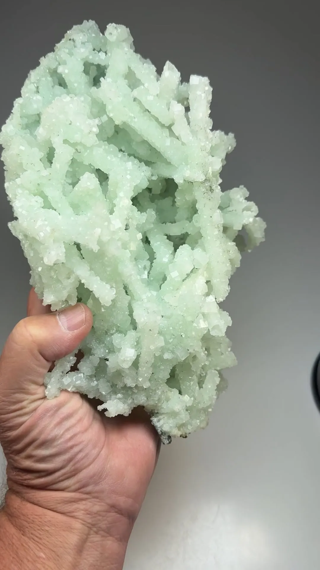 Prehnite after Laumontite with Fluorapophyllite-K - image 2
