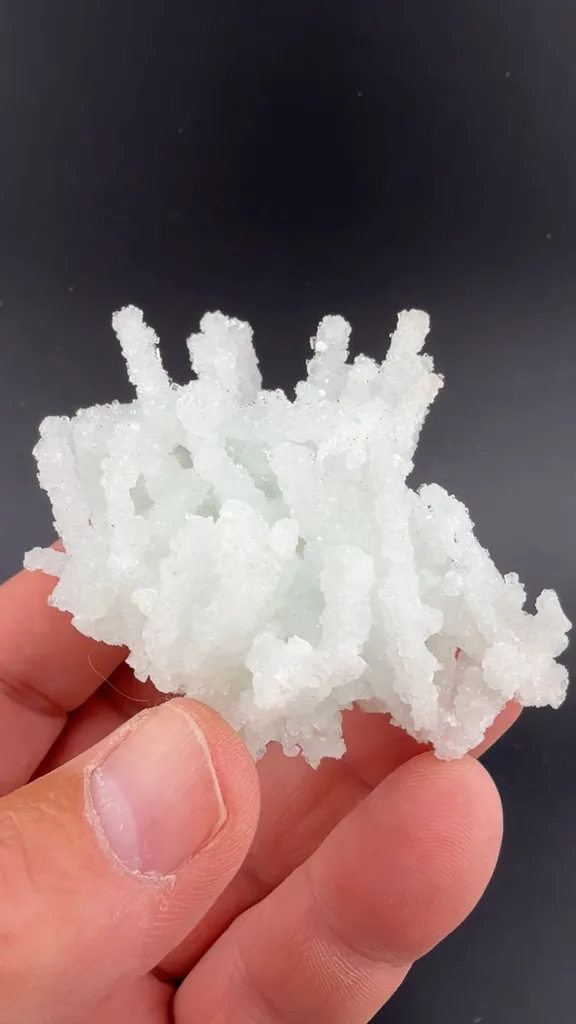 Prehnite after Laumontite with Fluorapophyllite-K - image 1