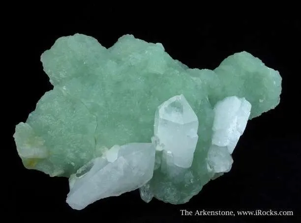 Prehnite and Quartz - image 1