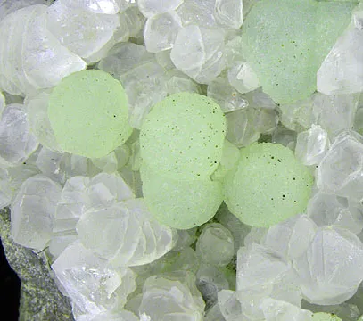 Prehnite, Calcite - image 2