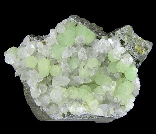 Prehnite, Calcite image