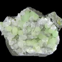 Prehnite, Calcite - image 1