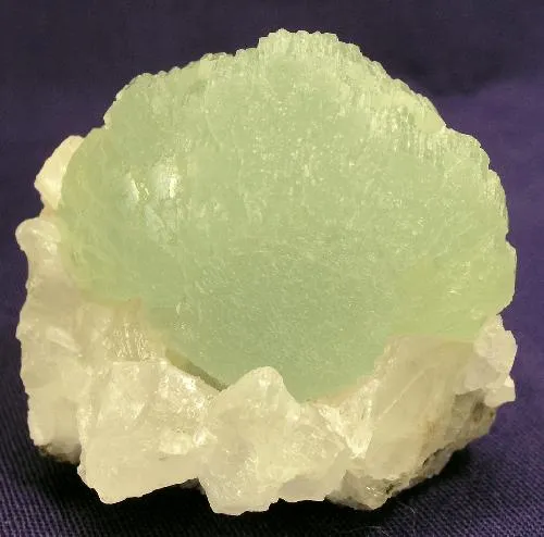 Prehnite, Calcite image