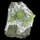 Prehnite, Calcite - image 1
