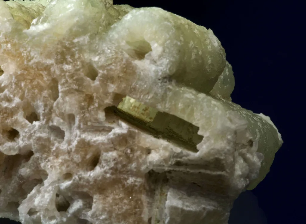 Prehnite Cast After Anhydrite - image 4