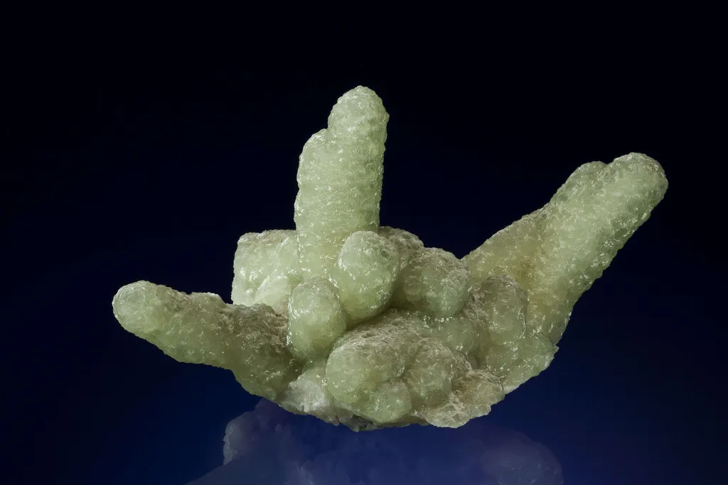 Prehnite Cast After Anhydrite image