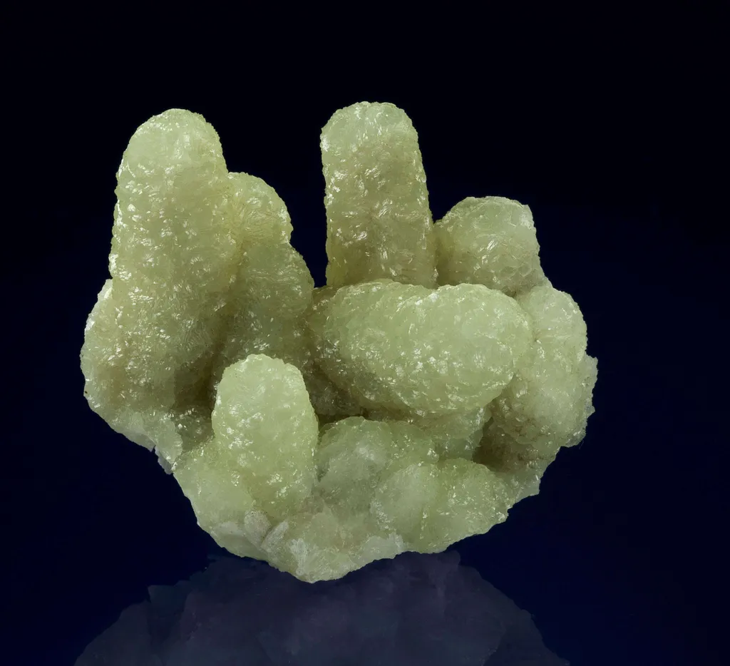 Prehnite Cast After Anhydrite image