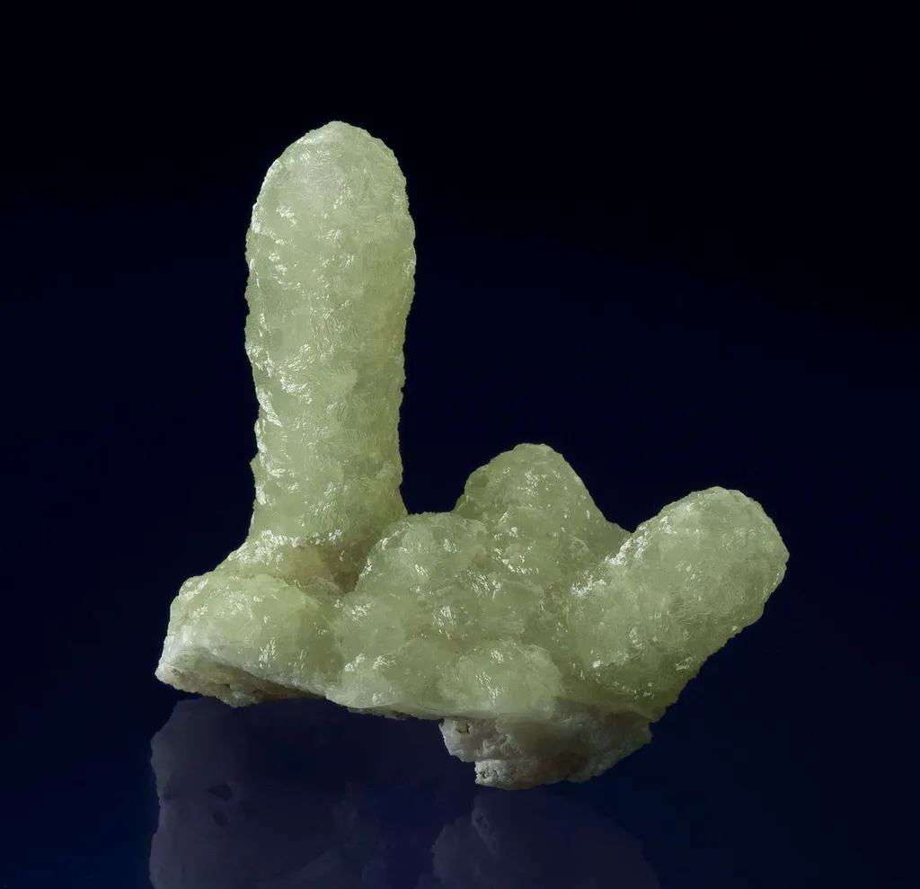 Prehnite Cast After Anhydrite image