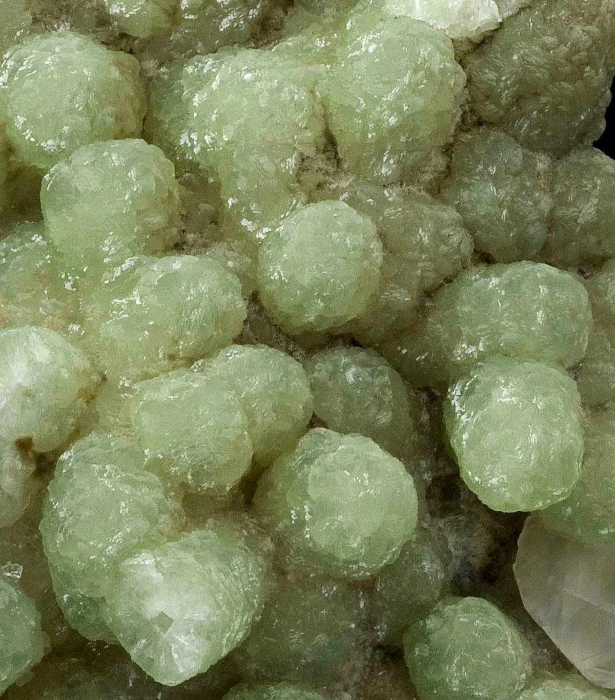 Prehnite Cast After Anhydrite With Calcite - image 2