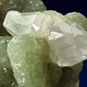 Prehnite Cast After Anhydrite With Calcite - image 3