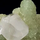 Prehnite Cast After Anhydrite With Calcite - image 3