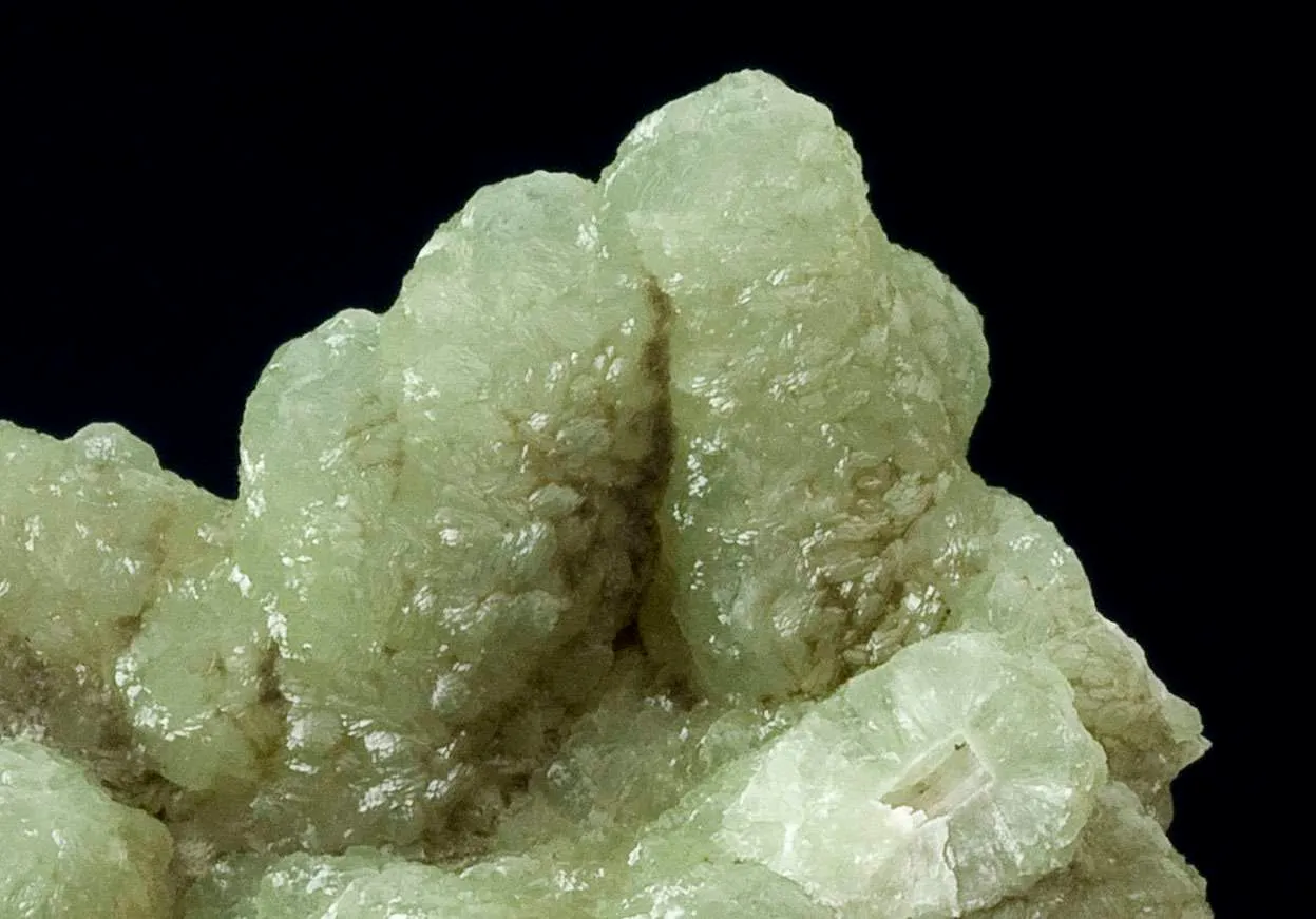 Prehnite Cast After Anhydrite With Calcite - image 3