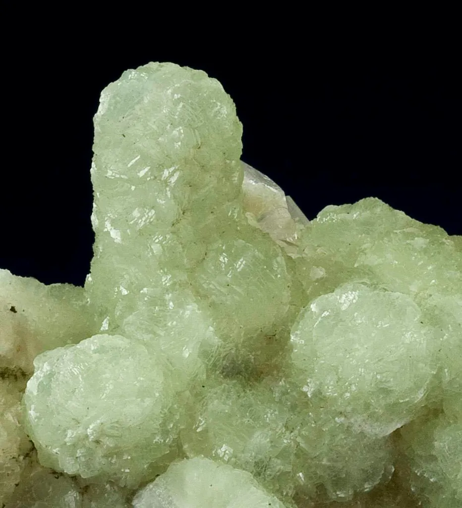 Prehnite Cast After Anhydrite With Calcite - image 4
