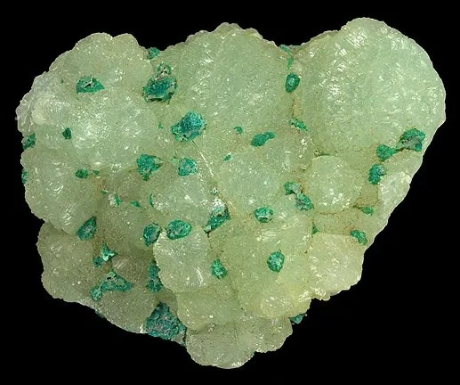 Prehnite, Chrysocolla image