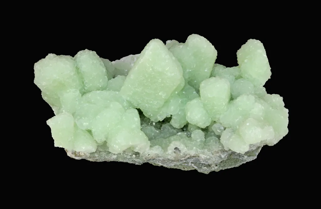 Prehnite epimorph after glauberite from USA, New Jersey, Watchung, Fanwood Quarry image