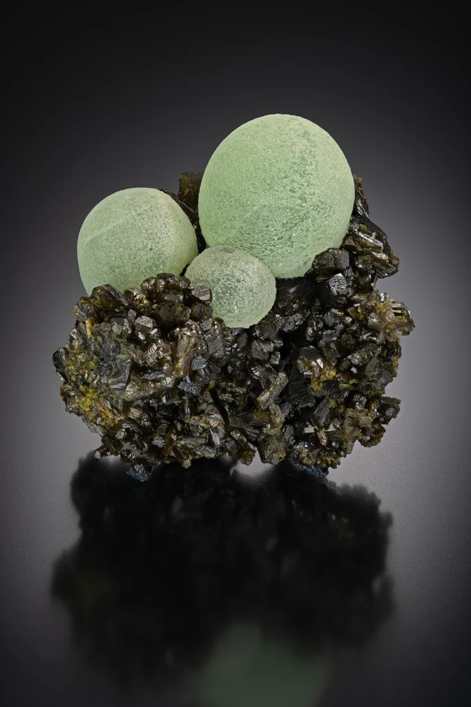 Prehnite from Diakon, Kayes Region, Mali image