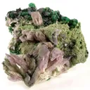 Prehnite (Manganoan) With Grossular Garnet - image 1