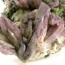 Prehnite (Manganoan) With Grossular Garnet - image 2