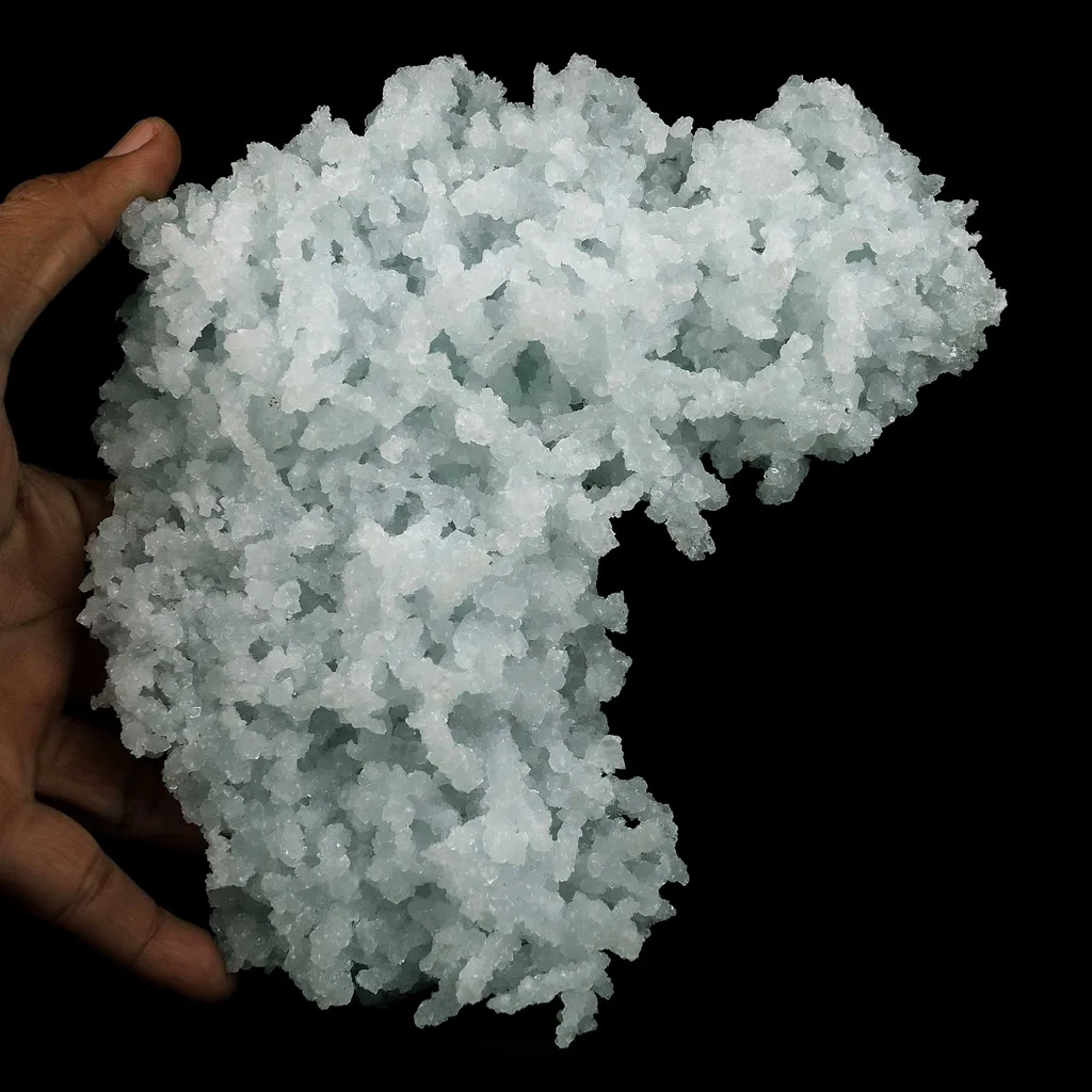 Prehnite Mesh Formation Natural Mineral Specimen - image 5
