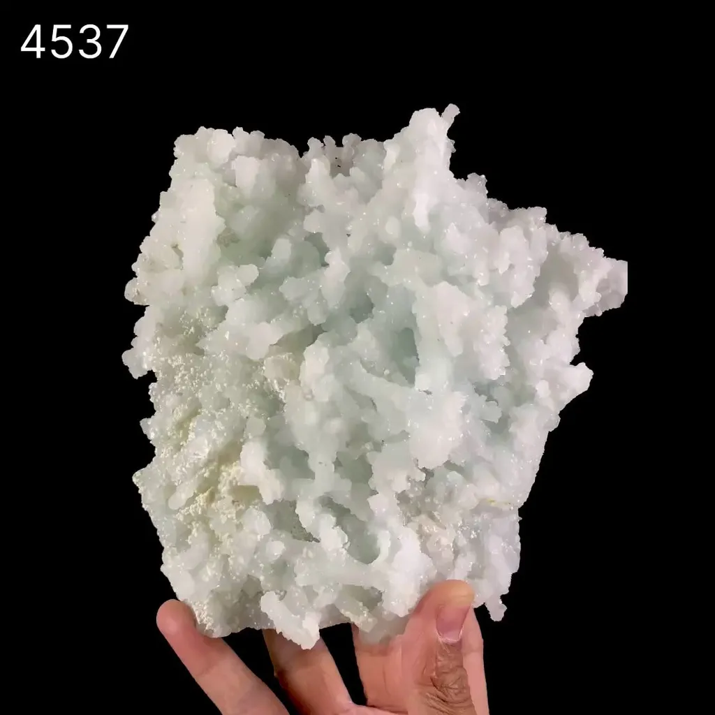 Prehnite Mesh Formation Natural Mineral Specimen - image 7
