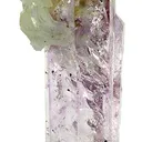 Prehnite on Amethystine Quartz - image 2