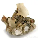 Prehnite on Diopside - image 1
