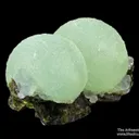 Prehnite on Epidote - image 3