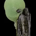 Prehnite on Epidote "Lollipop" - image 4