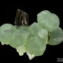 Prehnite on Epidote with Laumontite - image 1