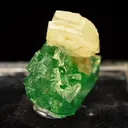 Prehnite on Grossular var. Tsavorite - image 3