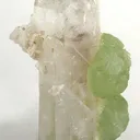 Prehnite on Quartz - image 2