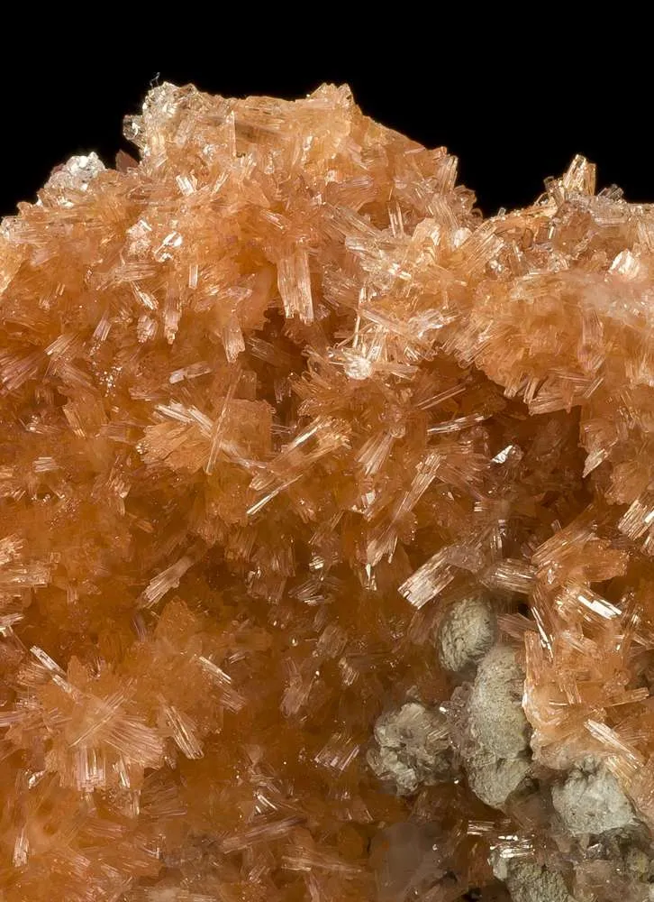 Prehnite (Orange) With Inesite - image 2